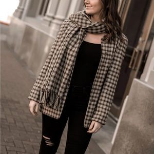 Vintage GIORGIO ARMANI Wool Blazer & Scarf Set